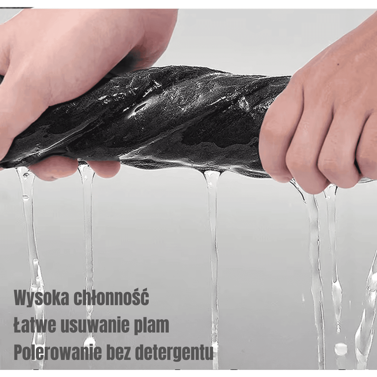 Magiczne ściereczki, do mycia szyb okien luster 30x30cm bez smug - 3 sztuki